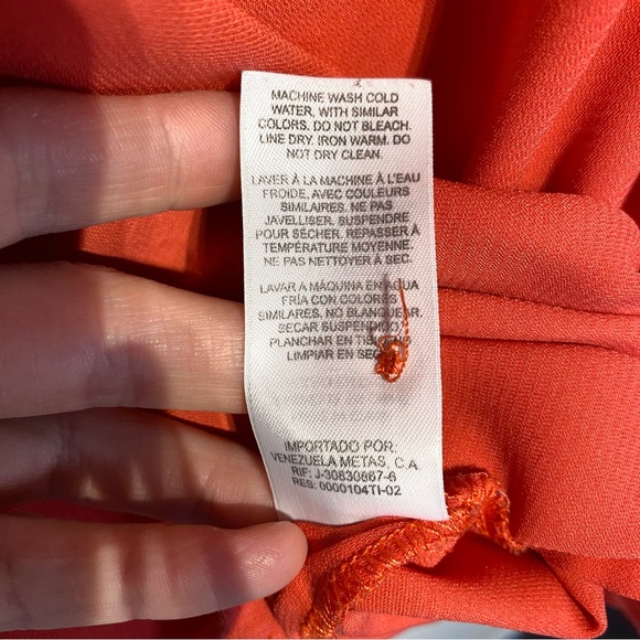 🛍️ 4 for 20$ / Dynamite Sleeveless Blouse / Coral / M - Picture 6 of 10